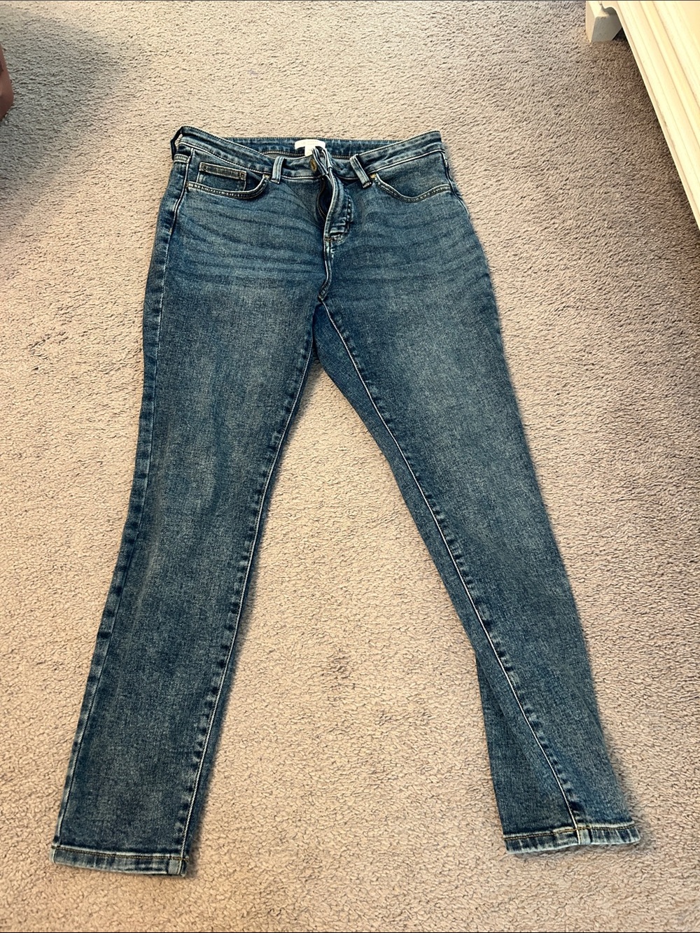 Skinny, Classic High-Rise Women's Blue Jeans